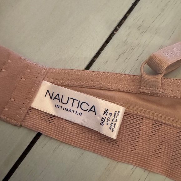 NAUTICA | NWOT Pink blush padded bra | Sz 36C - Picture 2 of 3